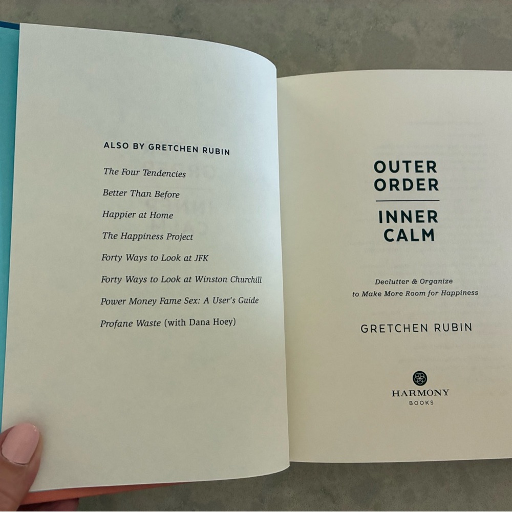 Outer Order Inner Calm Book - Picture 4 of 5